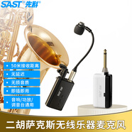 先科（SAST）OK-151  無線樂器麥克風(fēng)薩克斯二胡演奏專業(yè)舞臺演出樂器通用金屬麥一拖一