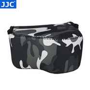 JJC 相機(jī)內(nèi)膽包 收納保護(hù)套 適用于索尼A6600 A6100 A6000 A5100 A6300 A6400 ZV-E10 RX1RII微單配件 OC-S1YGR小號(hào) 迷彩灰