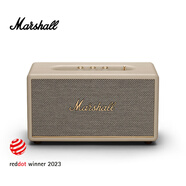 MARSHALL（馬歇爾）STANMORE III 音箱3代無線藍(lán)牙搖滾家用重低音音響 奶白色