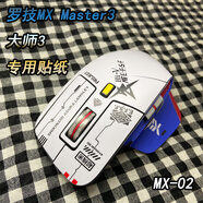 魅雅圖 適用于羅技MX Master3鼠標(biāo)貼紙大師3MX Master2防刮磨砂保護定制EVA高達 藍(lán)色 MX-02