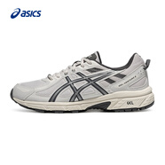 亞瑟士ASICS男子耐磨透氣跑鞋GEL-VENTURE 6 灰白色 42.5 