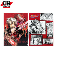 SHONEN JUMP SHOP官方家庭教師彩圖文件夾澤田綱吉彭格列家族周邊 家庭教師 名場景文件夾 獄寺隼人
