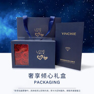 銀千惠999足銀平安鎖項(xiàng)鏈女士長(zhǎng)命鎖吊墜七夕情人節(jié)生日禮物送女友老婆 -品牌精美禮盒 玫瑰花禮盒送老婆/配首飾證書(shū)/情人節(jié)女生禮物