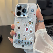 旭杉斯粉色凱蒂貓適用iPhone15手機殼16pro蘋果14全包13防 白色哈哈小新J0307彩銀imd+金屬 iPhone 6s Plus