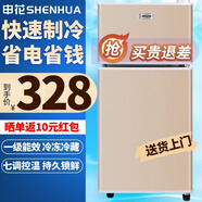 申花（SHENHUA）小冰箱小型家用宿舍辦公室節(jié)能尾貨機迷你冷藏冷凍電冰箱 【性價比優(yōu)選】-58A118金（一級能效）-申花