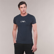 ARMANI/阿瑪尼 EA 鷹標(biāo)修身內(nèi)搭男士短袖圓領(lǐng)T恤 111267 CC715 深藍(lán)27435 M
