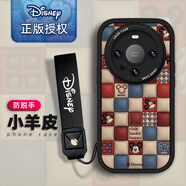 【迪士尼授權】華為系列手機殼華為mate60Pro手繩40e小羊皮50新款時(shí)尚網(wǎng)紅簡(jiǎn)約卡通軟殼硅膠 黑色小胖妞手繩款【X1129迪士尼】 華為Mate50