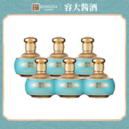 容大醬酒53°容大醬酒（國際藍(lán)）大曲坤沙醬香型白酒送禮 258mL*6瓶 53度 258mL 6瓶 22年容大醬酒