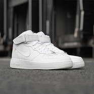 耐克板鞋女鞋 秋季AIRFORCE1HIGH高幫緩震大童鞋運動(dòng)鞋空軍一號休閑鞋 DH2943-111 36 (230)