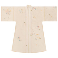 漢尚華蓮星月谷原創(chuàng)宋制漢服女春夏刺繡仙氣直領(lǐng)對襟長衫齊腰褶裙 星月谷-長褙子 L