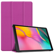 品怡適用于三星TAB S6 10.5 T860保護(hù)套 S6 T865三折T515皮套 紫色 T550/T555/P550