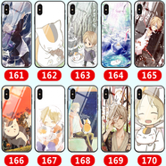 WENYAFF vivoIQOOZ9手機殼Z9Turbo+液態(tài)硅膠iqooneo9/8軟套NEO7動(dòng)漫二次元iqoo11s全包防摔IQOO12Pro玻璃 夏目友人帳-貓咪老師 硅膠磨砂軟殼（防摔）-下單留言機型和圖片編號