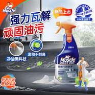 威猛先生（Mr Muscle）油污清潔劑  油煙機凈油泡泡650g小青檸香G14凈油因子 高效3合1 