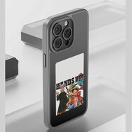 恰美（QIAMEI）創(chuàng)意丨水墨屏投屏殼蘋果iphone15Pro Max手機殼保護套時尚黑科技 深空灰黑科技投屏殼 蘋果15Promax