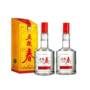 五糧液（WULIANGYE）股份 五糧春 500ml 濃香型 白酒 年貨送禮宴請白酒 45度 500mL 2瓶 裝【第一代】