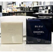 香奈兒（Chanel）蔚藍男士護膚品套裝潔面水乳沐浴露淡香水禮盒裝情人節(jié)禮物 蔚藍香水皂200g禮盒包