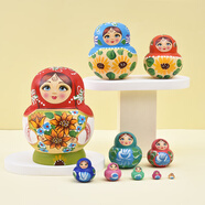 華詩(shī)孟俄羅斯套娃10層擺件兒童玩具手工解壓創(chuàng  )意送女孩男孩禮物