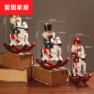 默然諾爾歐式胡桃?jiàn)A子木偶兵 擺設 創(chuàng  )意酒柜電視柜客廳擺件家居裝飾品禮物 熒光色