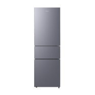 奧馬（Homa）212升多門三門家用電冰箱 玻璃門 風(fēng)冷無霜 LTC藍晶凈味 中門軟冷凍 BCD-212WDPG星爍灰