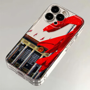 秋天滿(mǎn)滿(mǎn)紅旗飄飄透明防摔手機殼新款適用于蘋(píng)果華為oppo小米vivo榮耀一加 029紅旗飄飄 紅米K50至尊