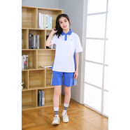 布恩普深圳校服中學(xué)夏季速干棉秋衣長(cháng)褲外套裝初高中男女 中學(xué)女 夏套裝（常規棉款） 155