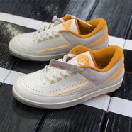 耐克（NIKE）AJ男鞋AIR JORDAN AJ2運動鞋休閑籃球鞋板鞋復(fù)古運動鞋 DV9956-118灰白蜜瓜橙 40