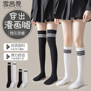 雪茜曼小腿襪女士襪子女過膝長筒襪春夏日系學院風JK女襪過膝襪