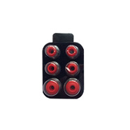原裝Beats耳機(jī)套魔音powerbeats3/2耳套PB3耳塞入耳式耳帽硅膠套 大紅powerbeats1/2/3耳塞4
