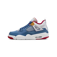 耐克（NIKE） Air Jordan 4 GS AJ 4 喬4 籃球鞋 藍(lán)白紅DR6952-400 36
