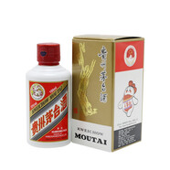 茅臺（MOUTAI）【飛天茅臺酒】貴州茅臺酒 茅臺飛天53度 醬香型白酒 收藏送禮 53度 100mL 1瓶 （小瓶茅臺）