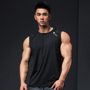 擼鐵狗健身背心男士運動寬松無袖速干衣肌肉訓練透氣吸汗潮款坎肩籃球潮 黑色豹頭wolf XL