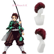 赫搏鬼滅之刃cos服灶門(mén)炭治郎cos服我妻善逸羽織日式cosply服裝男 假fa S（155-165）cm