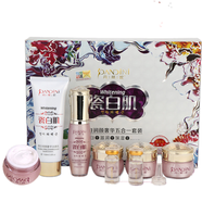 妍瑟丹蒂妮瓷白雪肌面部護(hù)膚化妝品套裝 瓷白潤(rùn)顏五件套