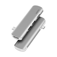 久宇  拓展塢適用蘋果/華為筆記本電腦轉接器微軟/聯(lián)想/惠普二合一筆記本轉接頭USB硬盤HDMI投影PD讀卡 USB-C轉HDMI+2USB+讀卡+PD轉接頭 惠普HP薄銳/暢游人/幽靈Type-c接