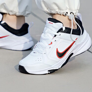 耐克（NIKE）官方艦店跑步鞋男鞋冬季運動(dòng)鞋AIR氣墊減震老爹鞋皮面休閑鞋子 老爹鞋/白紅/經(jīng)典款/沒(méi)有氣墊 41