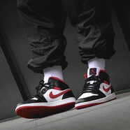 耐克（NIKE）【潮】NIKE耐克 air jordan耐克男鞋春夏季新款aj1中高幫板鞋 DJ4695-122/554724-122 白黑紅 42