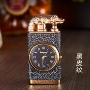 合金紅創(chuàng)意真表盤手表火雙火變換防風充氣炫酷高顏值男友 鱷魚-裂紋【送禮盒裝】 單機