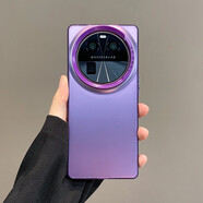 伯能特 適用OPPO Find X6pro手機殼findX6電鍍FINDx5全包鐳射彩銀新防摔保護套 透紫【雙層彩銀鐳射&磨砂質(zhì)感】+磨砂水凝膜 OPPO FindX6 Pro