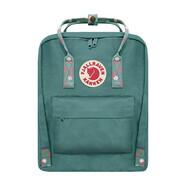 FJALLRAVEN北極狐雙肩包kanken男女戶外大容量書包電腦包運(yùn)動旅行背包23510 664-916霜綠色/五彩底紋 16L【可容納14寸筆記本電腦】
