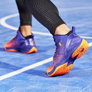 喬丹男鞋籃球鞋實(shí)戰減震耐磨防滑運動(dòng)鞋 國王紫/黑色 44