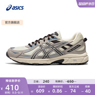 亞瑟士ASICS越野跑鞋男鞋耐磨減震跑步鞋透氣運(yùn)動(dòng)鞋GEL-VENTURE 6 奶白色/灰色 40