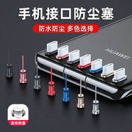 客套適用 Type-C接口安卓手機(jī)防塵塞華為OPPO vivo小米 榮耀安卓通用蘋果16/15手機(jī)充電口塞耳機(jī)塞 Type-C充電口塞+耳機(jī)防塵塞+收納盒 亮黑色