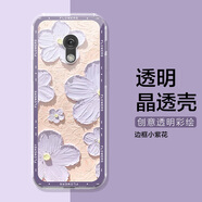 卡歐丹 適用NOKIA諾基亞235手機殼4G潮牌花朵TA-1616透明殼保護套4g諾基亞220 2024款TA-1617防摔保護殼 邊框小紫花-透明 諾基亞235/4G TA-1616（2024）