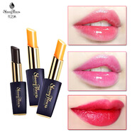 花之俏 SHOWY FLEURS MAKEUP MASTER花之俏胡蘿卜素健康唇膏變色口紅滋潤(rùn)保濕不掉色不沾杯實(shí)體店同款 玫紅色