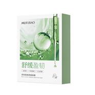 美膚寶·印玻色因積雪草神經(jīng)酰胺8D玻尿酸保濕修護(hù)多種精華面膜貼 舒緩盈韌面膜5片/盒新款 1盒