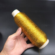 首飾飾品吊牌專用線魚線珠寶燈具吊牌彈力線金線銀線絲線包裹彈力 金色0.6彈力款(270米)