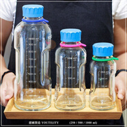 德國肖特 Youtility 玻璃瓶 果汁咖啡 茶杯 酒瓶 儲酒 125ml 含藍(lán)蓋+膠圈
