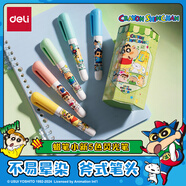 得力（deli）蠟筆小新IP熒光筆 不易暈染考試復(fù)習(xí)重點標(biāo)記學(xué)生馬克筆記號筆手賬繪畫 5支LB005