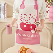 日本廚房圍裙可擦手防水防油男女士廚師工作服炒菜做飯家用圍腰 【小?？睢繙炀]圍裙