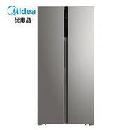 美的(Midea)冰箱BCD-452WKPZME雙開(kāi)門(mén)冰箱對開(kāi)門(mén)家用風(fēng)冷無(wú)霜電智能電【尾貨機】 452WKPZM(E)外觀(guān)磕碰
